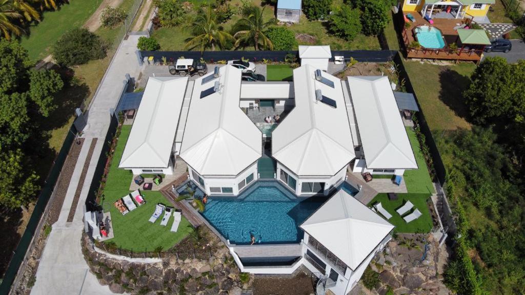 Villa Orchidee Vue Mer Piscine &Spa - V. Ciel&Mer サン・フランソワ エクステリア 写真