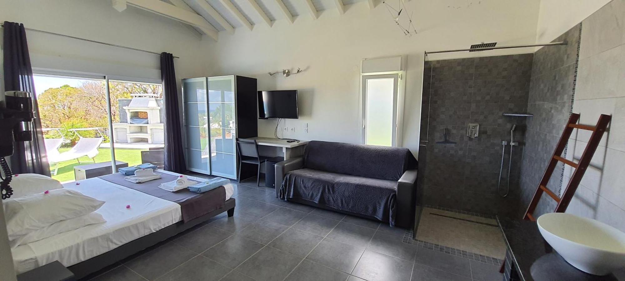 Villa Orchidee Vue Mer Piscine &Spa - V. Ciel&Mer サン・フランソワ エクステリア 写真