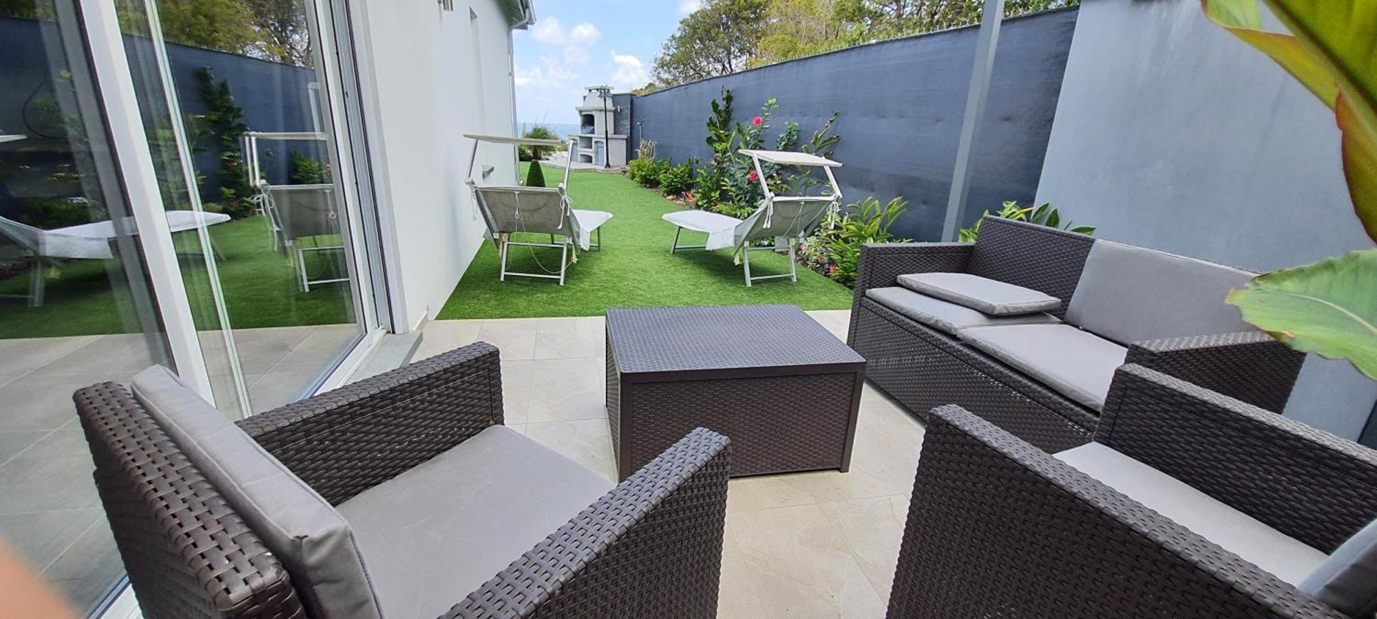 Villa Orchidee Vue Mer Piscine &Spa - V. Ciel&Mer サン・フランソワ エクステリア 写真