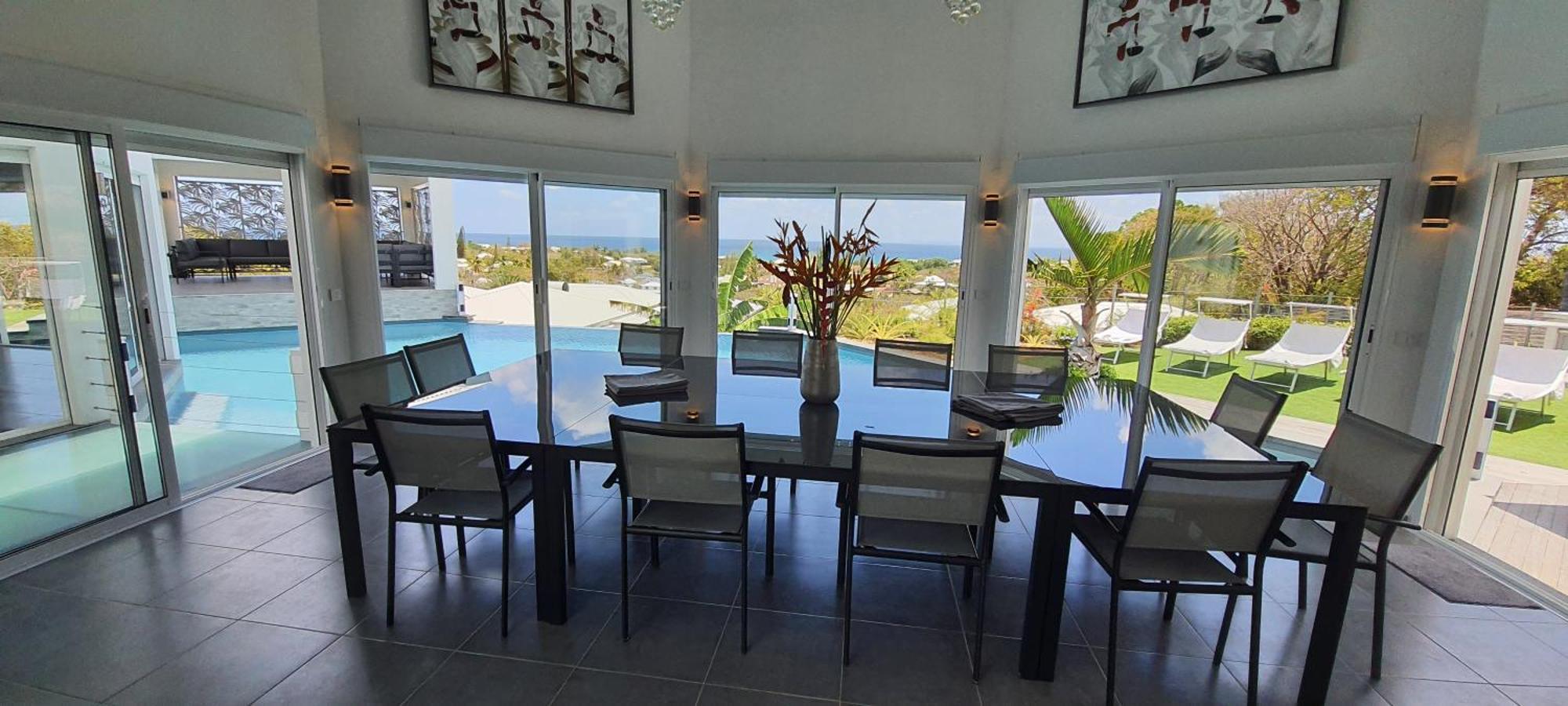 Villa Orchidee Vue Mer Piscine &Spa - V. Ciel&Mer サン・フランソワ エクステリア 写真