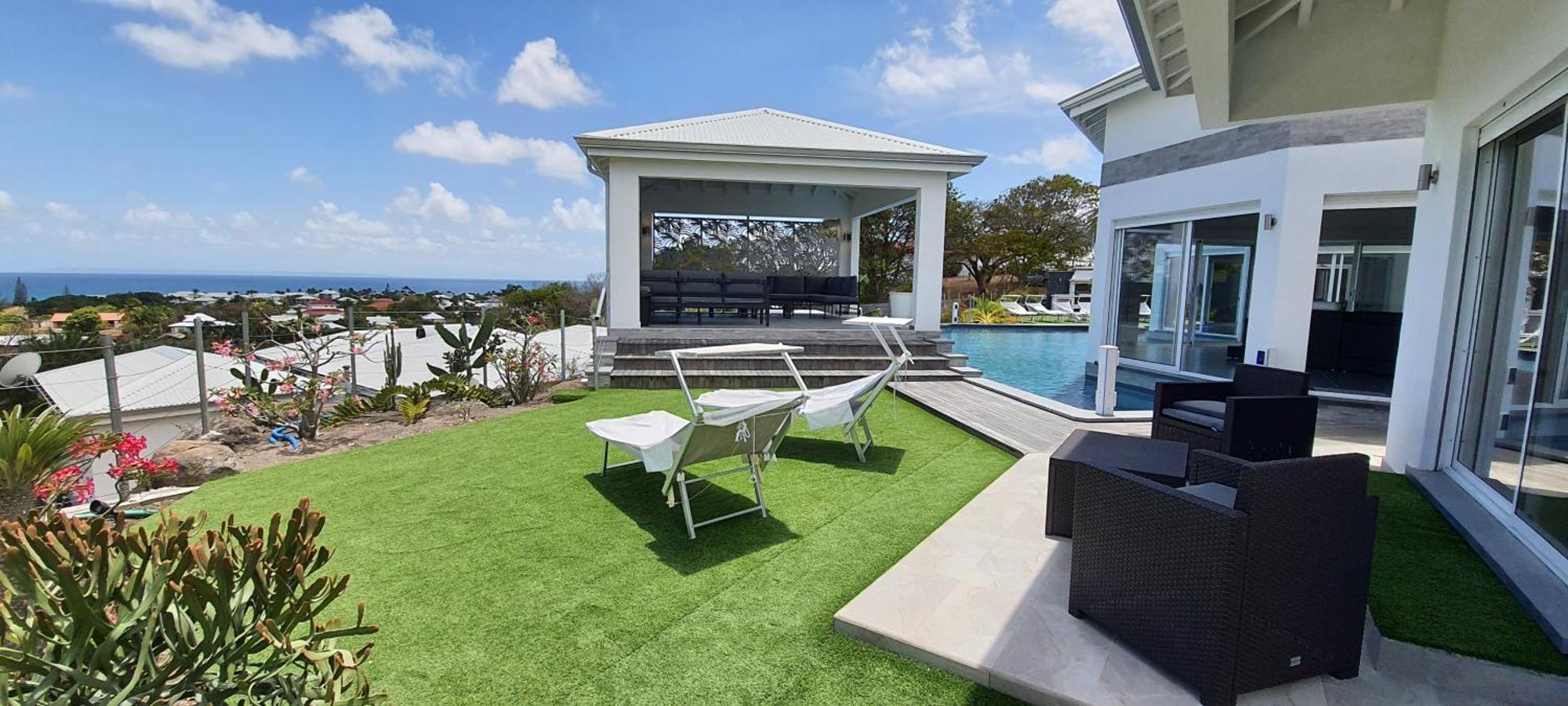 Villa Orchidee Vue Mer Piscine &Spa - V. Ciel&Mer サン・フランソワ エクステリア 写真