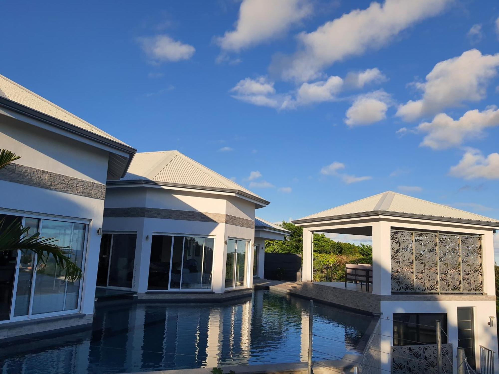 Villa Orchidee Vue Mer Piscine &Spa - V. Ciel&Mer サン・フランソワ エクステリア 写真